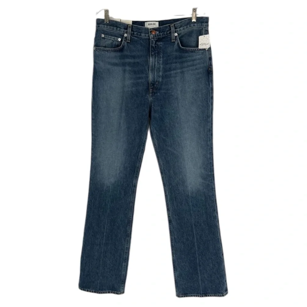 AGOLDE Vintage Flare Dark Wash High Rise Classic Denim Jeans in Absolute 32 NWT